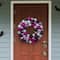 23.5" Pink & Purple Skull & Ornament Wreath by Ashland®